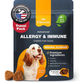 Dog Allergy Relief Chews Itch Relief for Dogs Anti Itch Dog Allergy Chews US Formulated Dog Itching Skin Relief with Salmon Oil Immune Health Sea (Option: 1pcs)