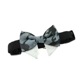Universal Dog Bow Tie (Color: Gray Camo, size: Type 2)