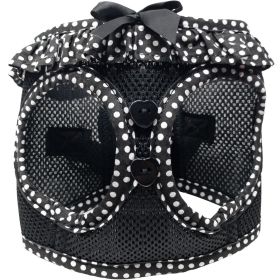 American River Choke Free Dog Harness Polka Dot Collection (Color: Black and White Polka Dot, size: 2X-Large)