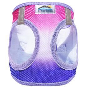 American River Choke Free Dog Harness Ombre Collection (Color: Raspberry Sundae, size: X-Large)
