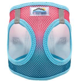 American River Choke Free Dog Harness Ombre Collection (Color: Sugar Plum, size: large)