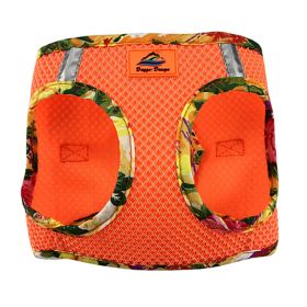 American River Choke Free Harness Hawaiian Trim (Color: Sunset Orange, size: X-Large)