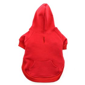 Flex-Fit Dog Hoodie (Color: Red, size: 3X-Large)