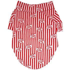 Hawaiian Camp Shirt (Color: Movie Theater Popcorn Box, size: 2X-Large)