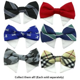 Universal Dog Bow Tie (Color: Black with Starter Collar, size: 2X-Large)